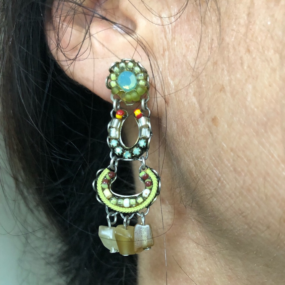 Ayla Bar Vintage Post Earrings - BoHo Collection